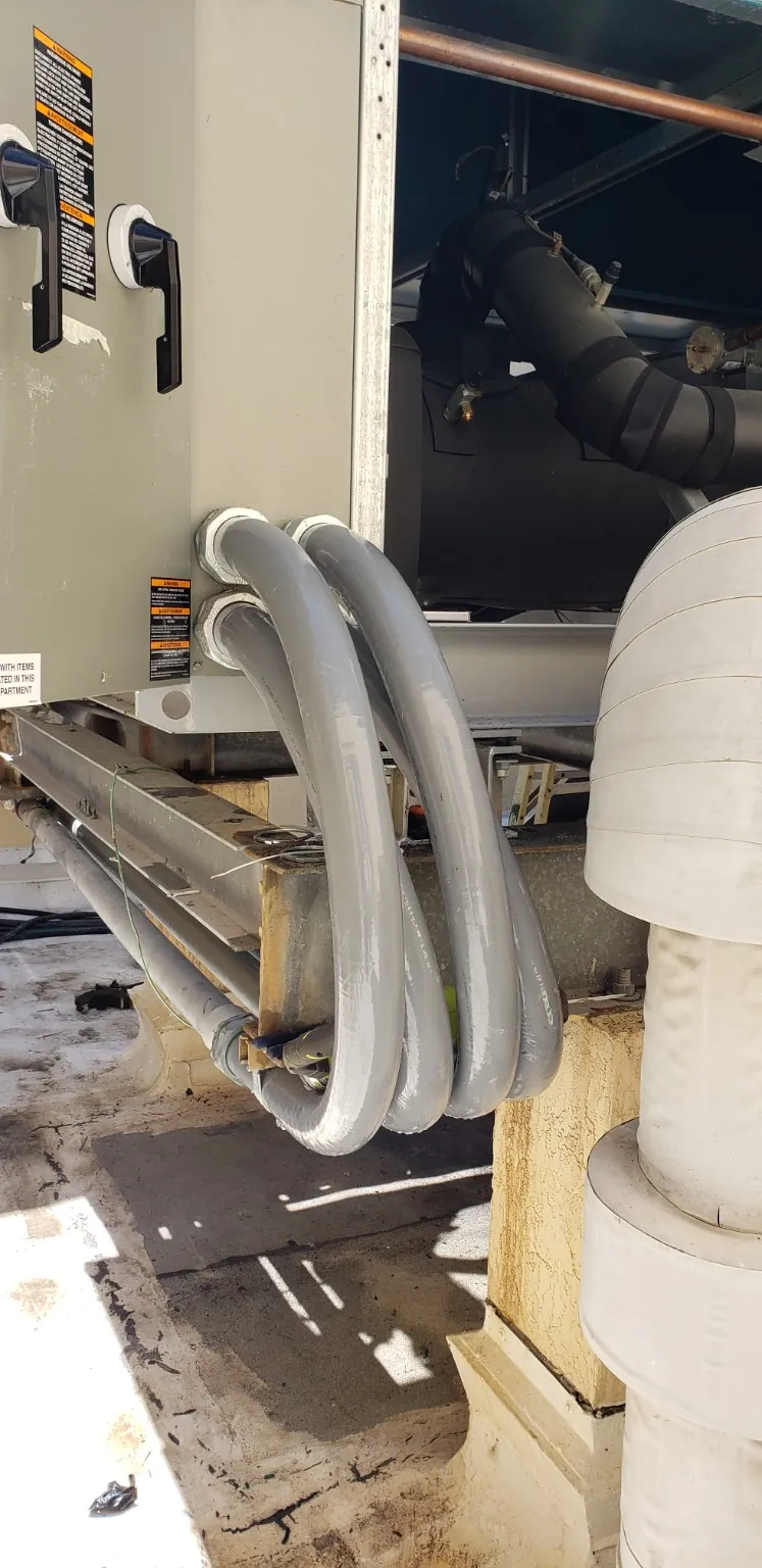 Commercial HVAC Upgrade electrical project in Aventura, FL